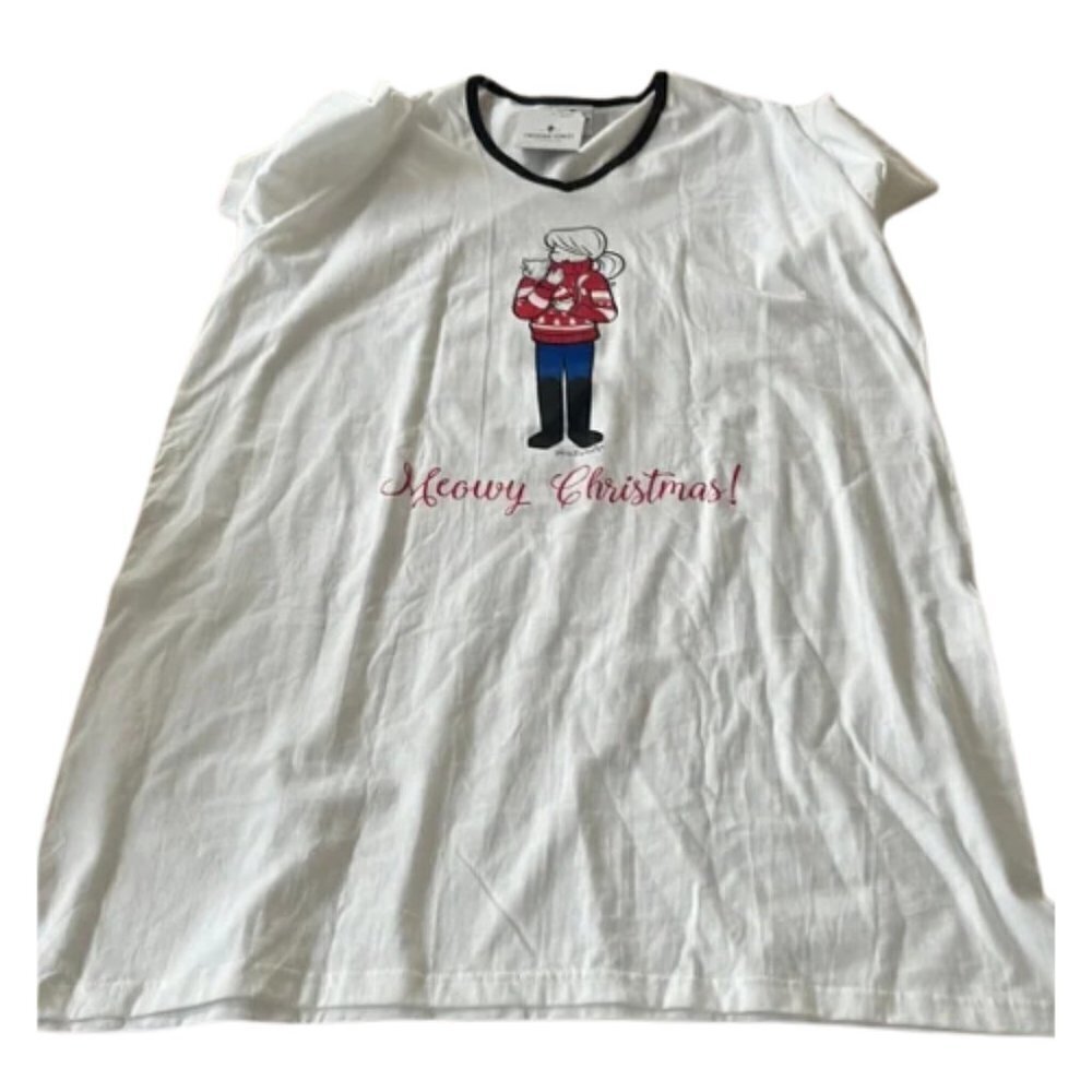 Emerson Street clothing nightshirt Meowy CHRISTMAS